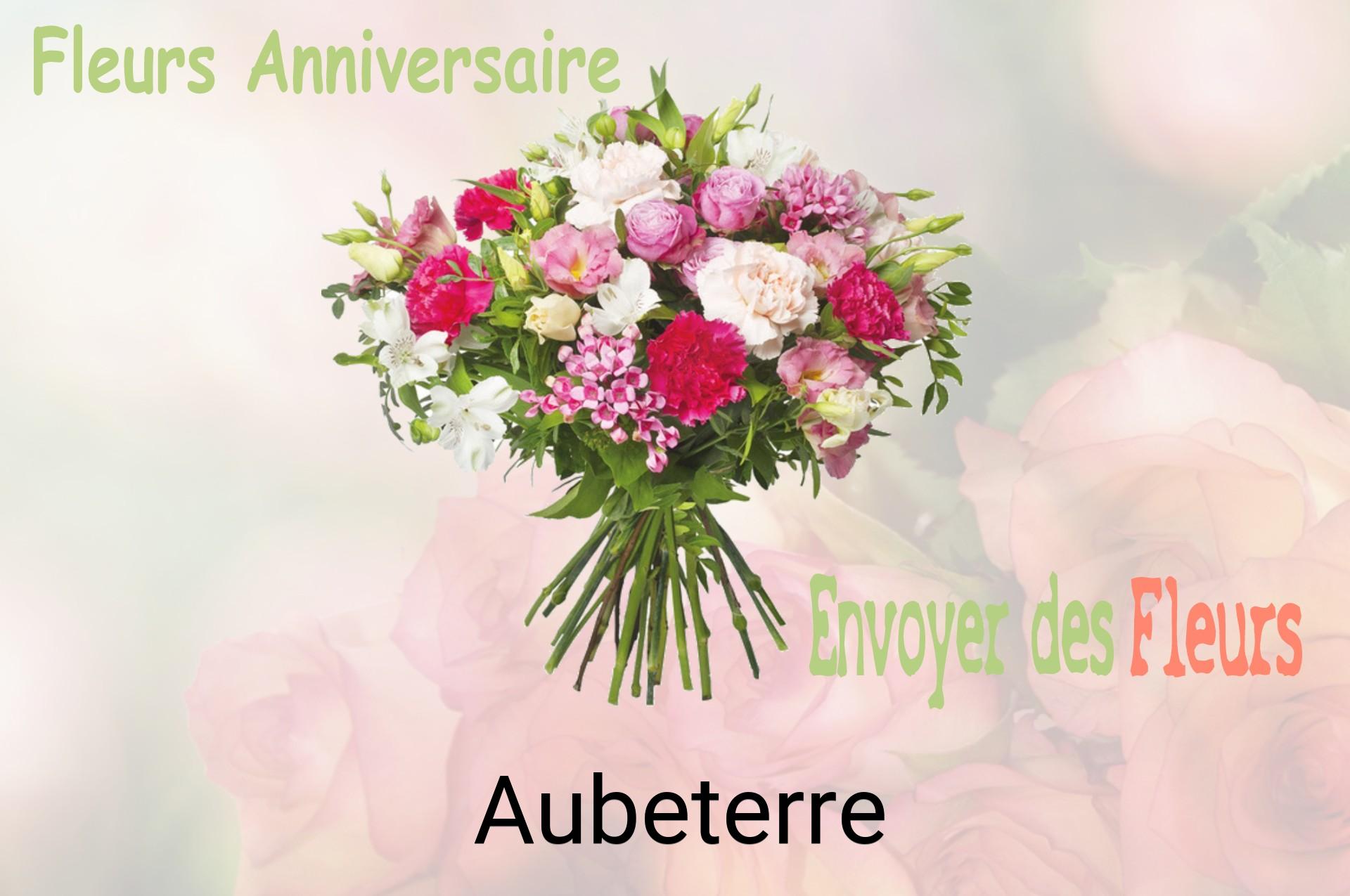 Bouquet de fleurs d’anniversaire livré à Aubeterre