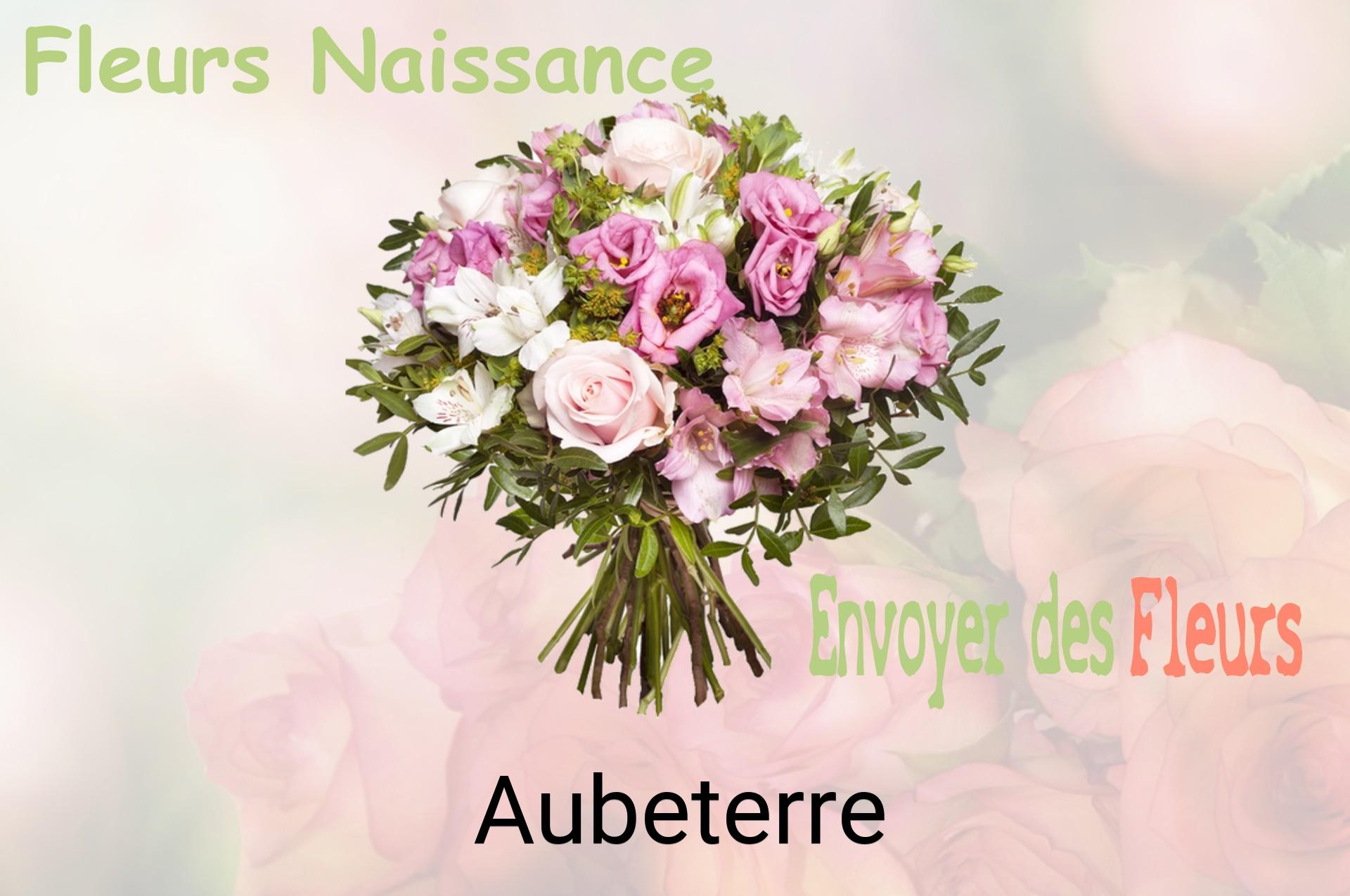 Bouquet de fleurs de naissance livré à Aubeterre